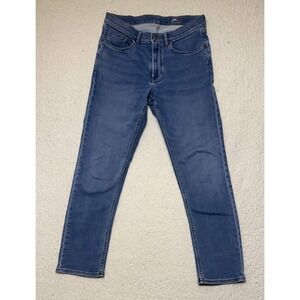 Faherty Mens Straight Jeans 33 Blue Indigo Dyed Denim 28 Inseam
